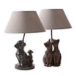 Tackenberg - Tischlampe Hund/Katze [6200000099]