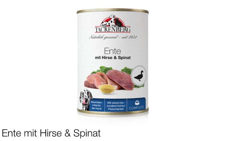 Ente mit Hirse und Spinat