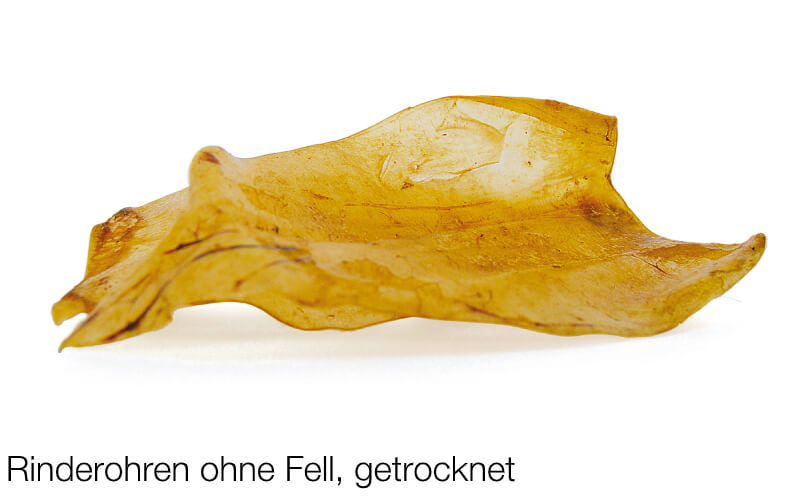 Rinderohren ohne Fell getrocknet