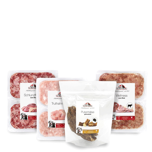 Produkt Bild Barf Menü für erwachsene Hunde mit Truthahnfleisch