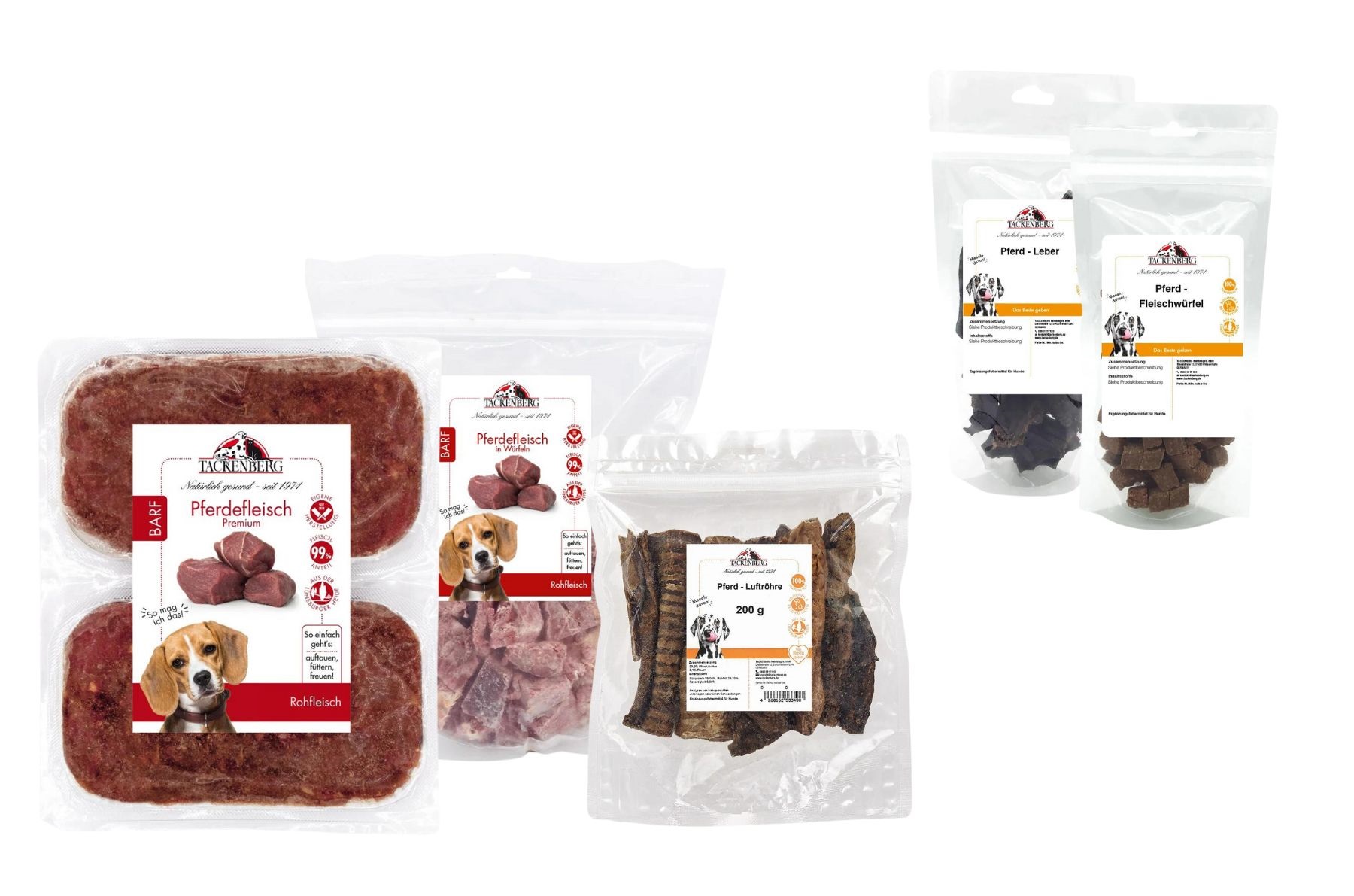 Produkt Bild Barf Probierpaket für allergische Hunde mit Pferdefleisch