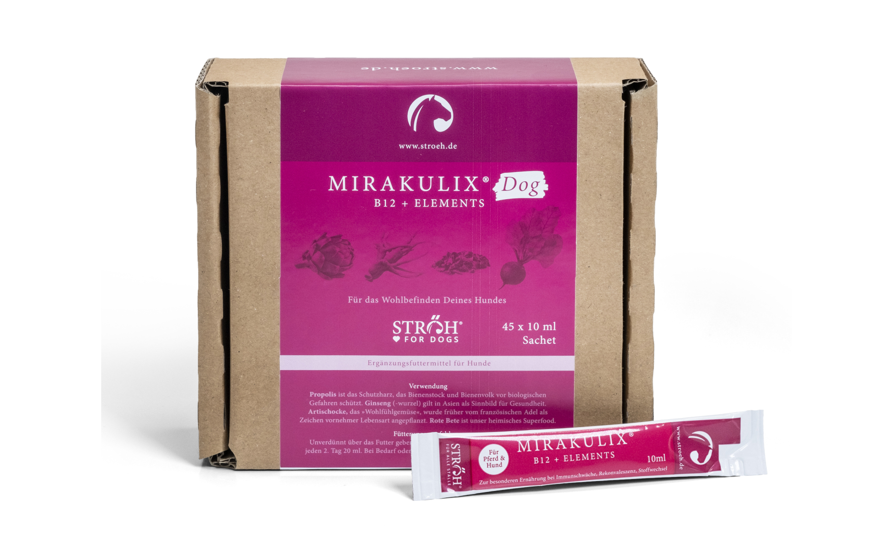 Produkt Bild MIRAKULIX DOG + B12, STRÖH, 45 x 10 ml