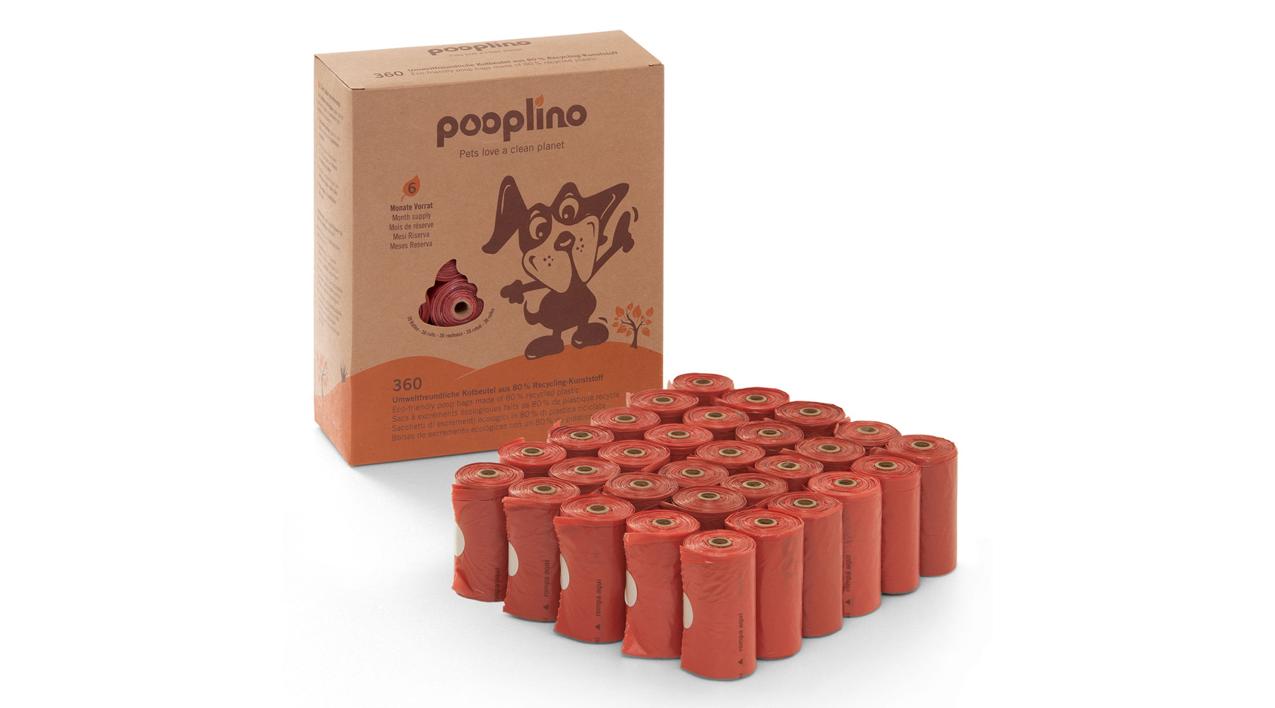 Produkt Bild Umweltfreundlicher Hundekotbeutel von Pooplino
