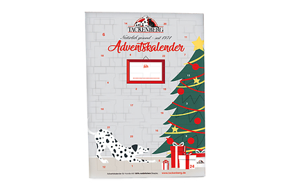 Adventskalender für Hunde mit gesunden Snacks von Tackenberg