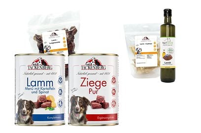 Lamm Nassfutter Probierpaket für Hunde