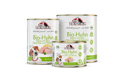 Bio-Hühnchen mit Reis, Steckrübe und Petersilie