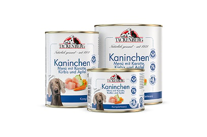 Kaninchen mit Karotte, Kürbis & Apfel