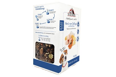 BARF 2 GO - Menü vom Geflügel mit Obst Risotto, 500 g