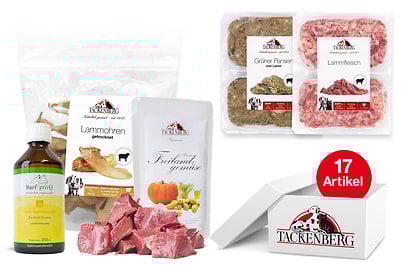Barf Starter-Set für erwachsene Hunde mit Lammfleisch
