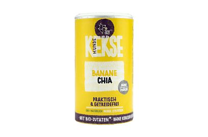 Hundekekse - Banane Chia