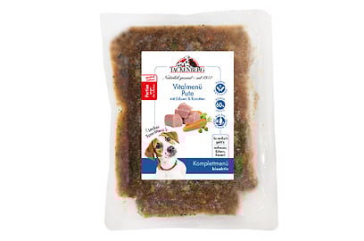 Vitalmenü von der Pute mit Erbsen & Karotten