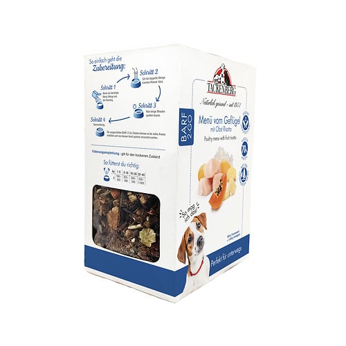 BARF to Go Menü Geflügel &amp; Obst Risotto für Hunde kaufen | TACKENBERG ...