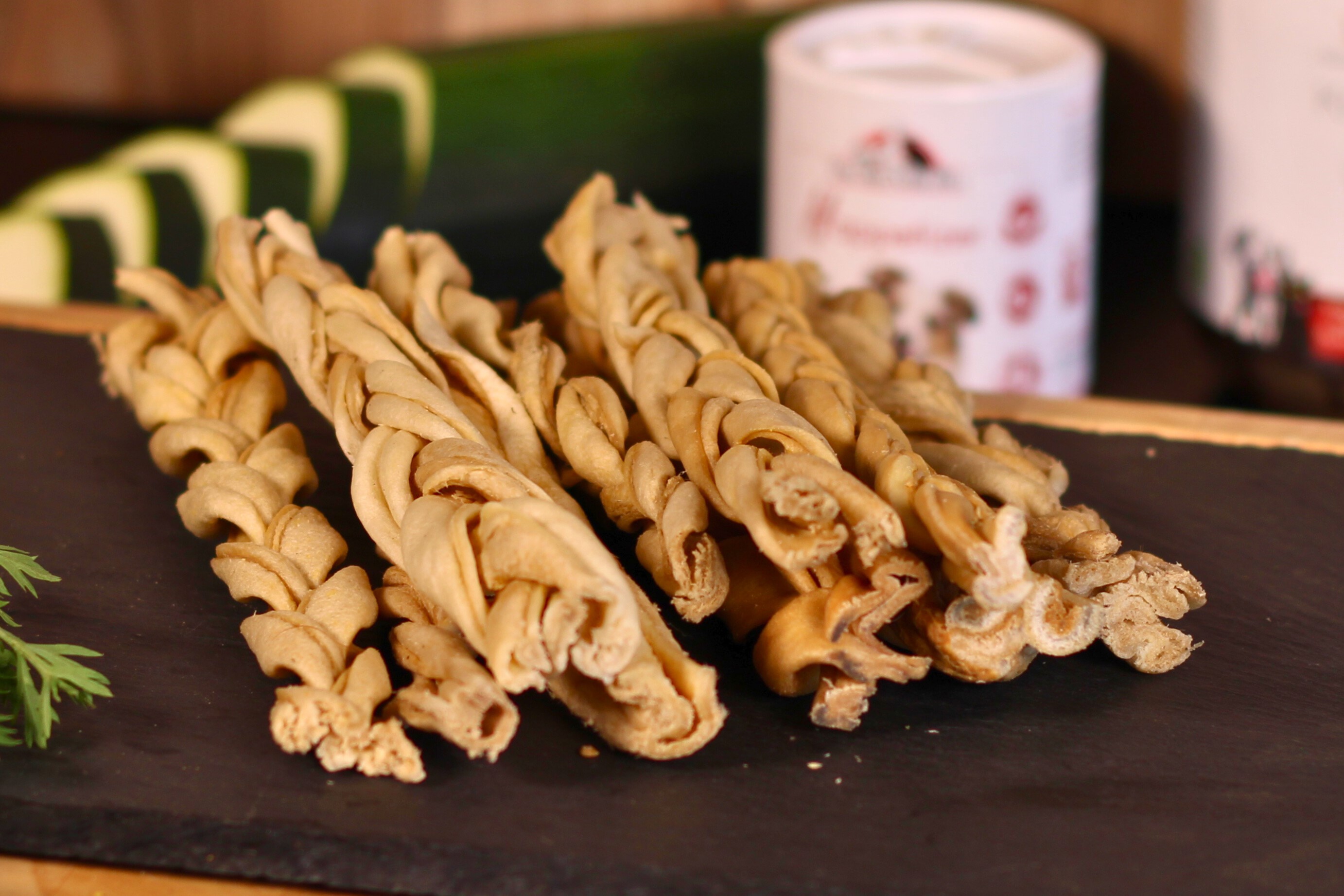 Lammkopfhaut, geflochten