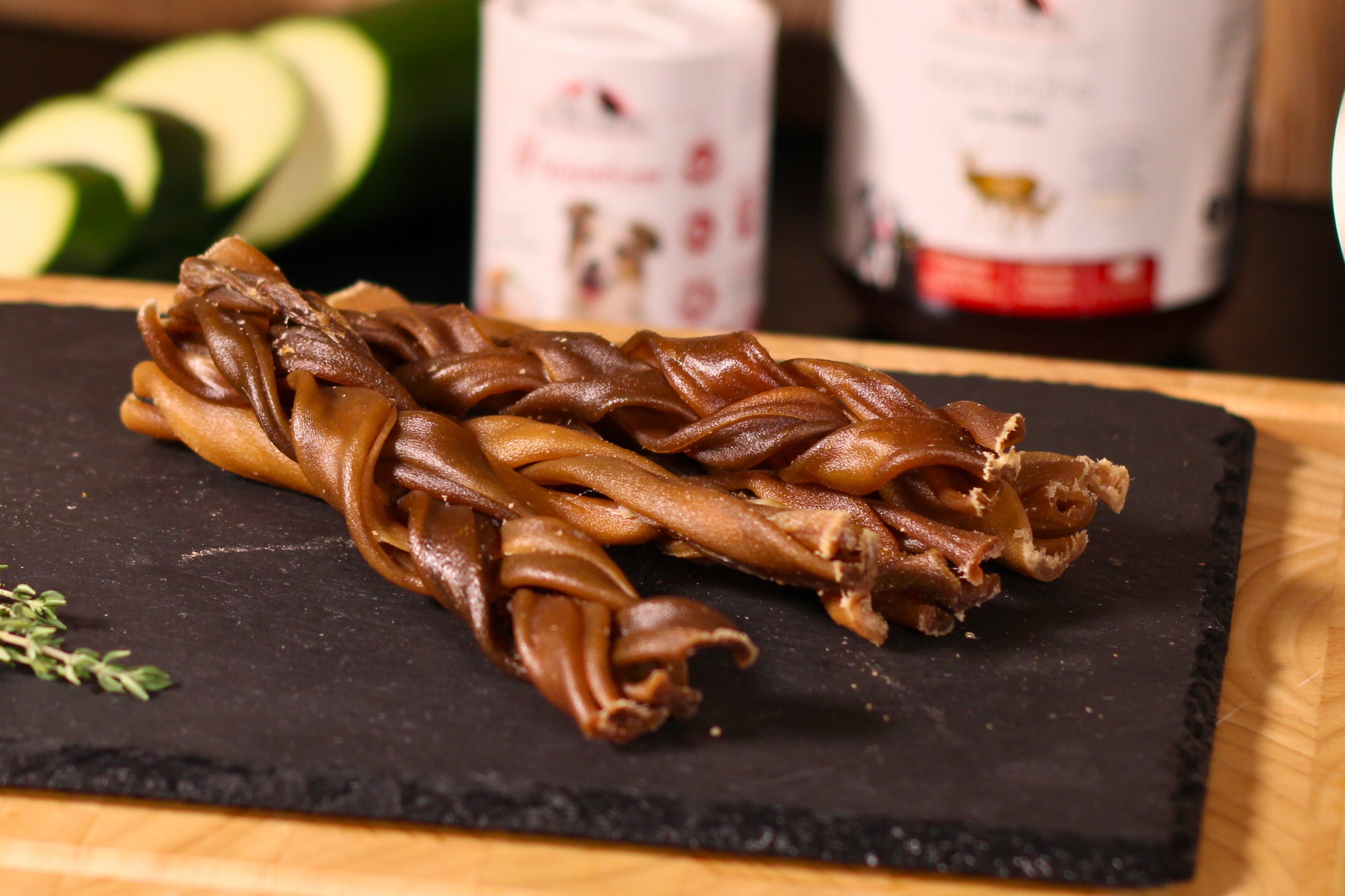 Ziegenkopfhaut, geflochten