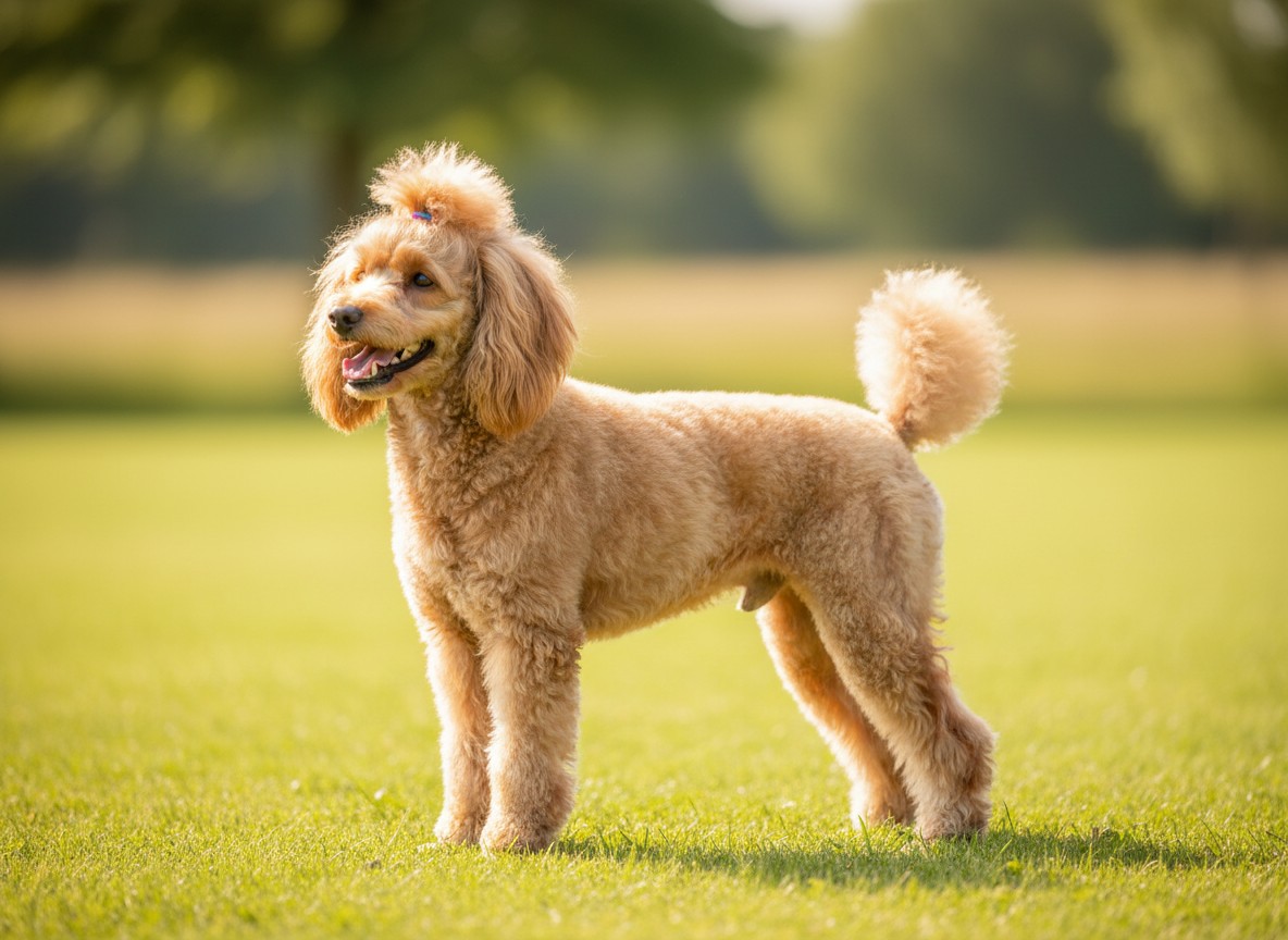 Klein- oder Mittelpudel