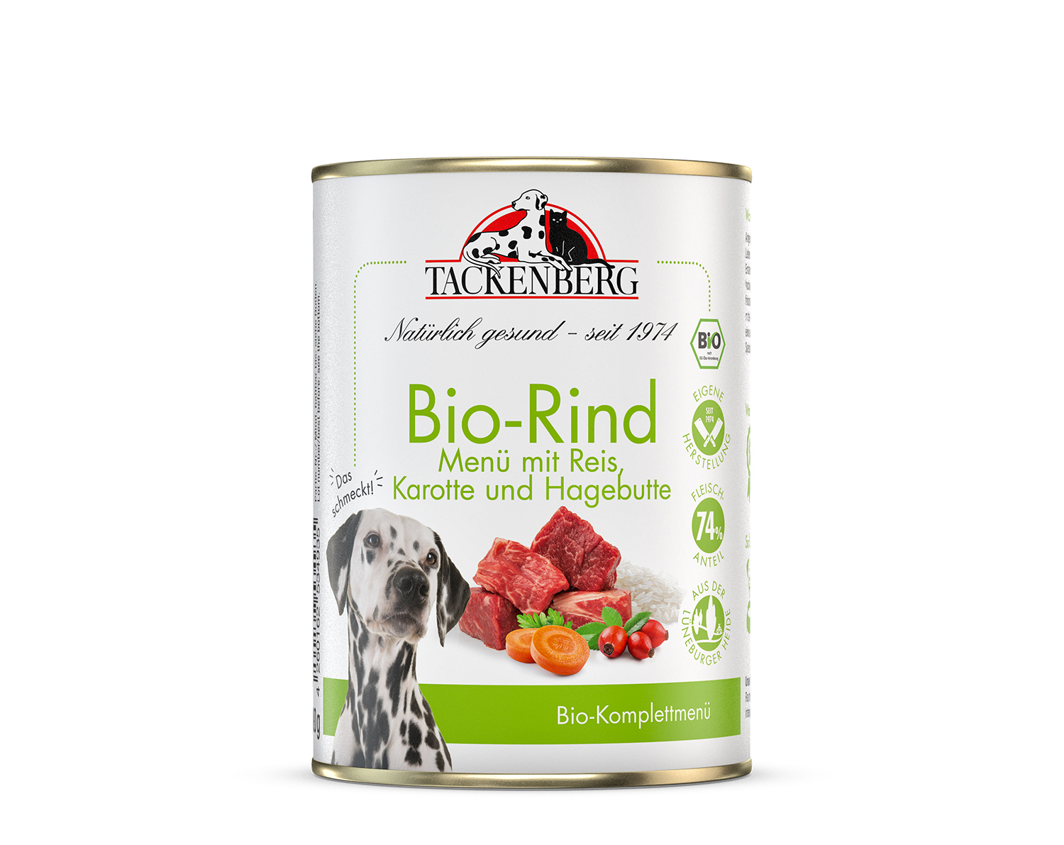 Bio-Rind mit Karotte & Hagebutte
