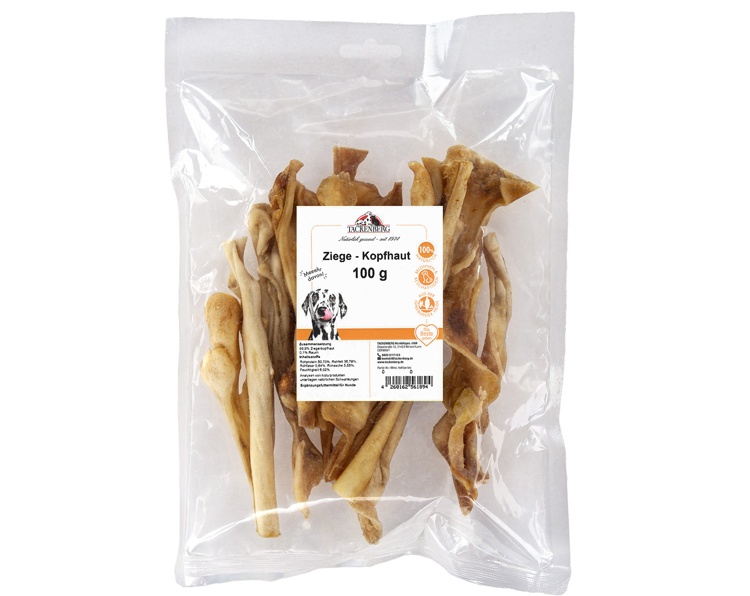 Ziegenkopfhaut, getrocknet