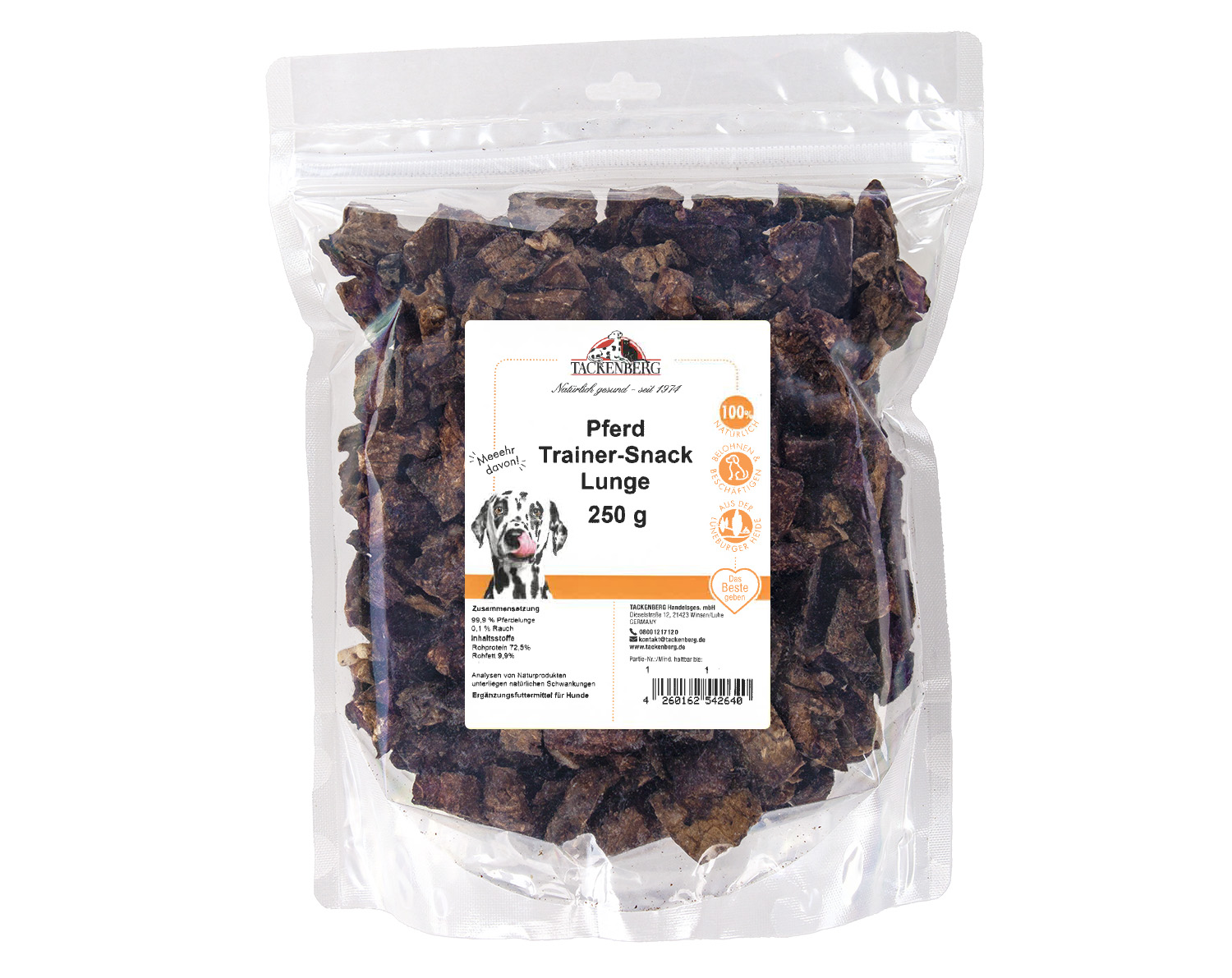 Trainer-Snack-Lunge vom Pferd, getrocknet